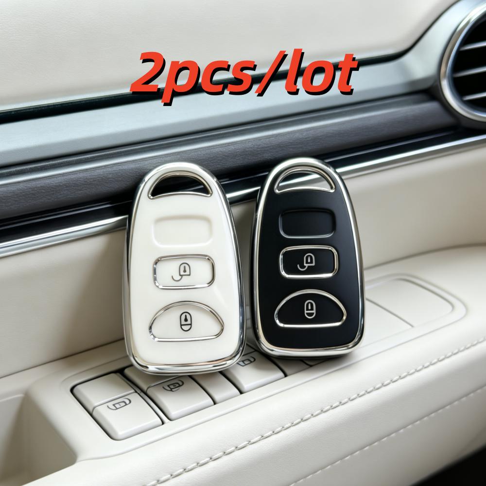 2 шт./лот Чехлы для корпуса автомобильного ключа для Hyundai Tucson 2005 Santa Fe 2008 I10 IX25 Grand Stareks