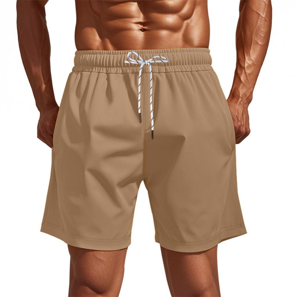 Men's American Casual Beach Sports 5 Minute Pants Fitness Jogging Quick Dry Stretch Shorts