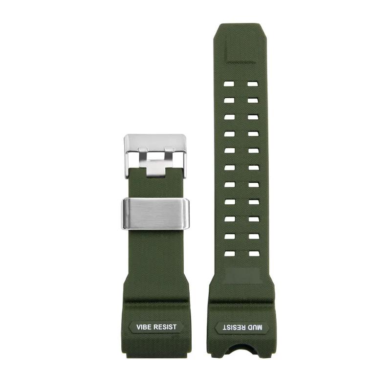 Для Casio G-SHOCK Черно-золотой ремешок для часов Big Mud King GWG-1000 GWG-1000GB Высококачественный модифицированный силиконовый ремешок из смолы для мужских часов