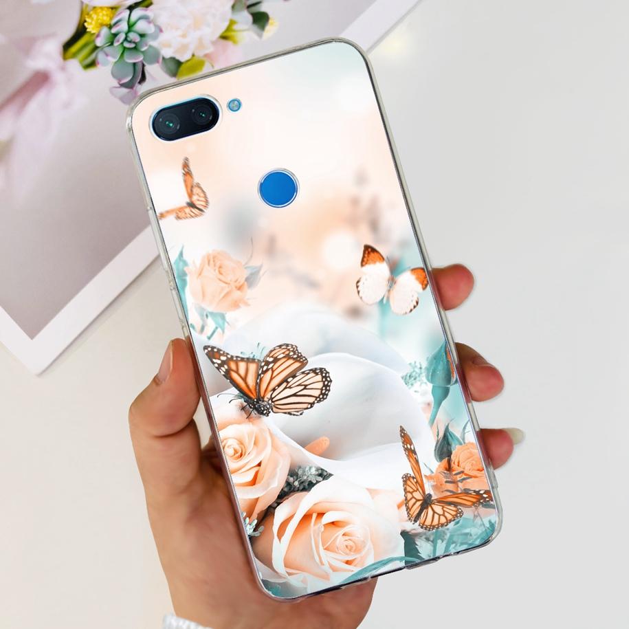 Чехол для Xiaomi Mi 8 Lite Модный Мягкий Силиконовый Чехол для Телефона для Xiaomi Mi 8 SE / Mi 8 Pro Mi8 Lite Прозрачный ТПУ Чехол Астронавт Capa