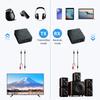 2-в-1 беспроводной Bluetooth-совместимый передатчик 5.0, приемник, аудиоадаптер, усилитель для наушников