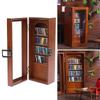 Mini Bookshelf Ornament Books Figurine Decorative Keepsake Book Display Case Miniature