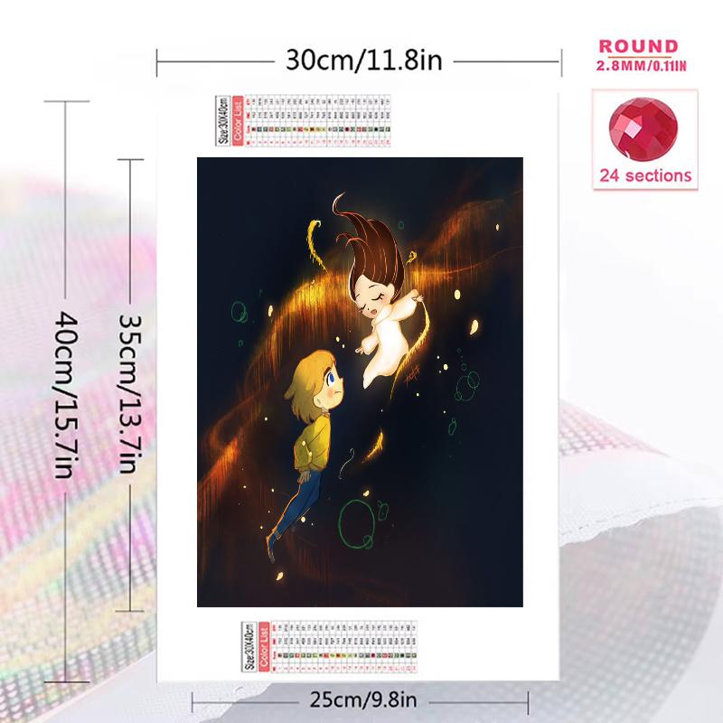 Song of the Sea.64 100% Round Full Drill 5D DIY Diamond Painting Embroidery Cross Stitch Rhinestone Décor