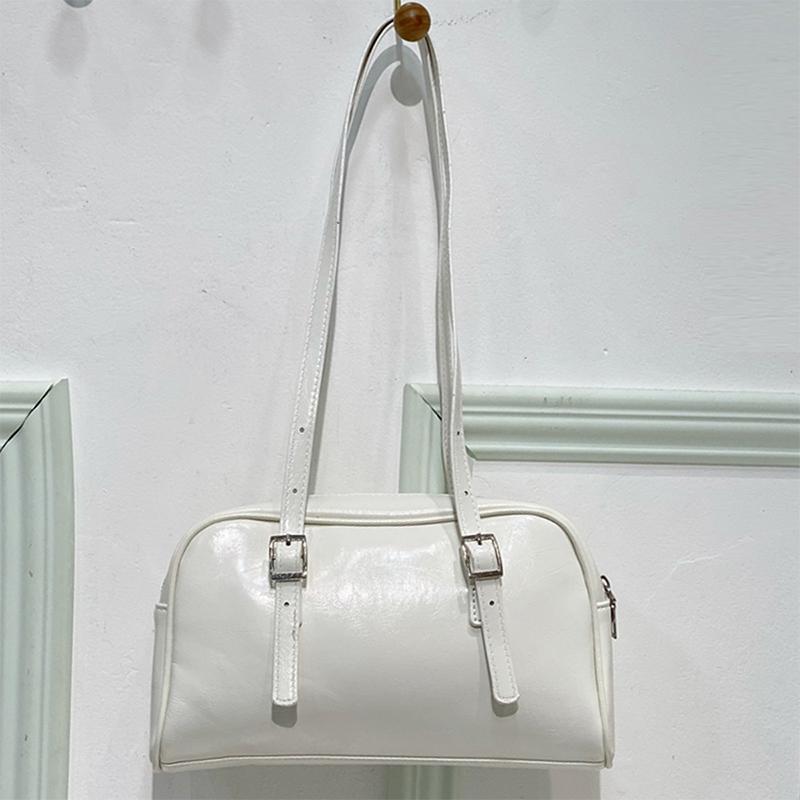 Минималистская корейская сумка для боулинга для женщин, большая вместительная сумка через плечо, легкая, роскошная, игривая, спортивная, новая