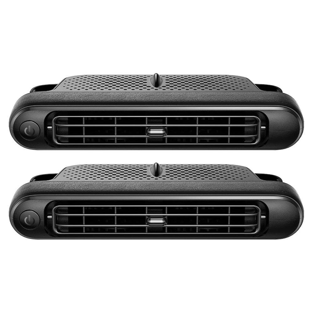 2Pcs Portable Car Seat Fan Electric Car Headrest Cooling Air Fan Car Mounted Seat Back Cooling Fan for SUV RV Truck Sedan