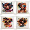New Black Women's Day Pillow Cover Sofa Cushion Pillow Cover