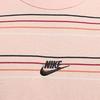 Nike T Shirts Men's Pink Crew Neck Moderate Straight Fit DB6532-800