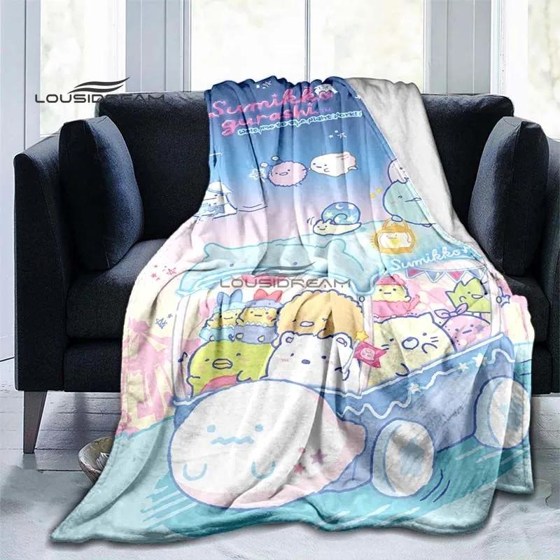 Плед Sumikko gurashi Милый Мультяшный Домашний Декор Спальня Гостиная Диван Уютные Пледы для Кроватей