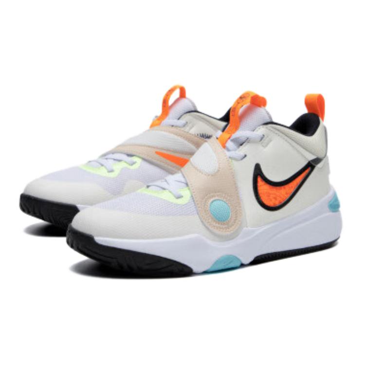 Nike Детские кроссовки Team Hustle D11 GS CHBL White Sail Barely-Volt HF5735-181
