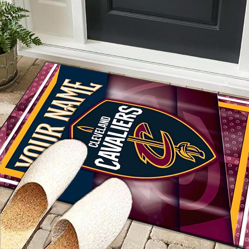Custom NameCleveland Lights Shadows Carpet, Indoor Rug, Chair Rug, Living Rooms, Doormat Made From Polyester Home Decor Birthday Christmas Gifts