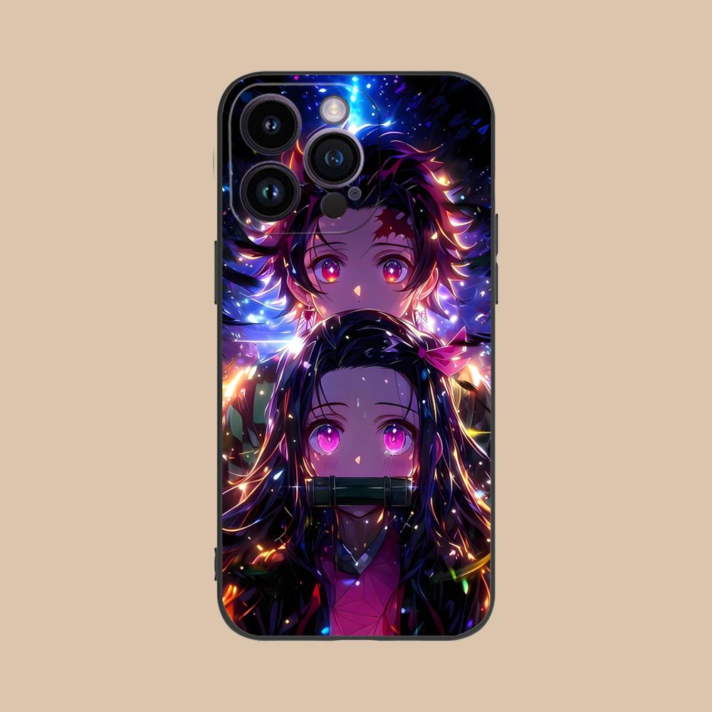 Blade Extinction Аниме Неоновый Чехол для Телефона для iPhone 17 16 15 14 13 12 11 X XR XS 8 7 Air Pro Max Plus Mini Цветной Чехол Чехол