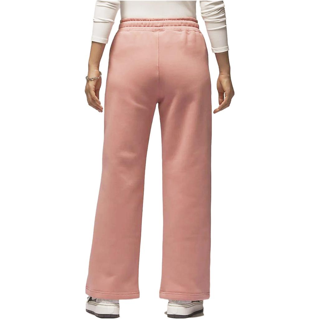 Jordan Женские флисовые джоггеры Flight Open-Hem Stardust-Red FD7225-618