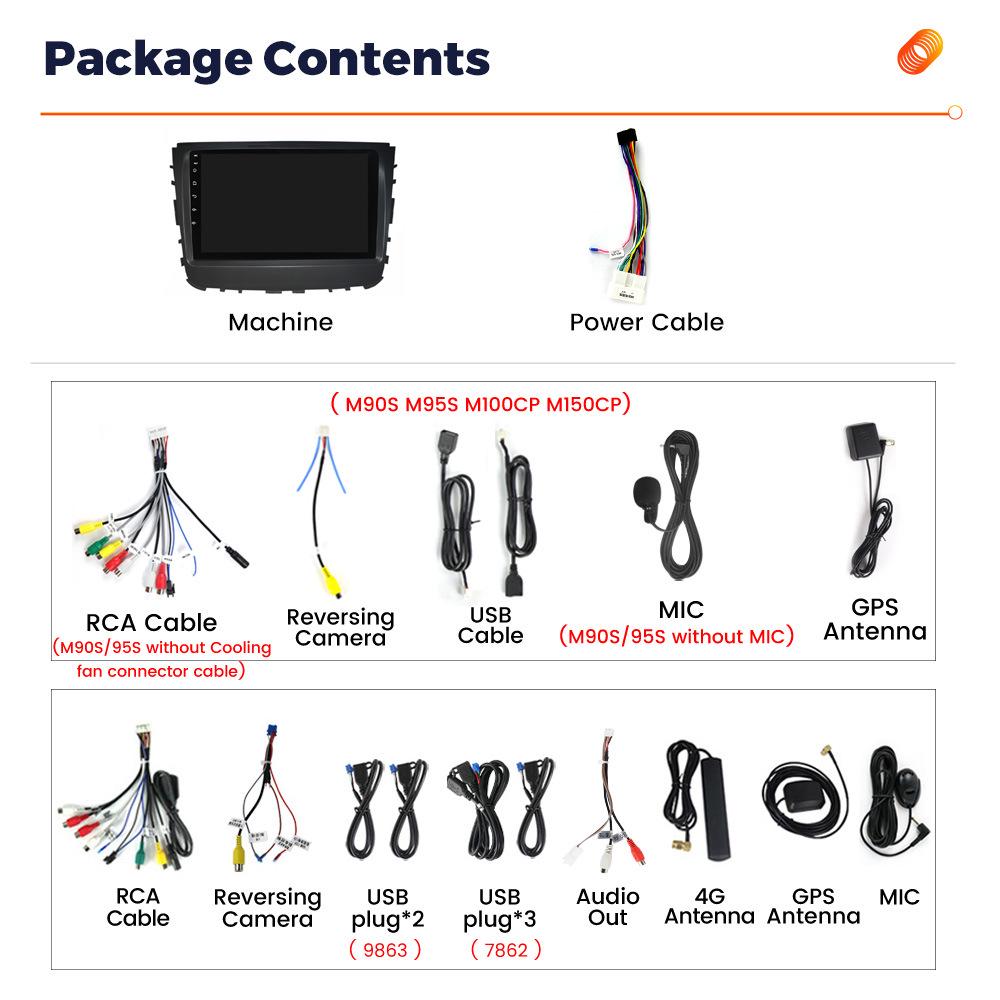 Compatible Wireless CarPlay for SsangYong Rexton Android Navigation