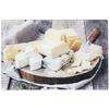 [Q3570] - Разделочная доска/стеклянная подставка 'Fromages de France' - 30x20 см