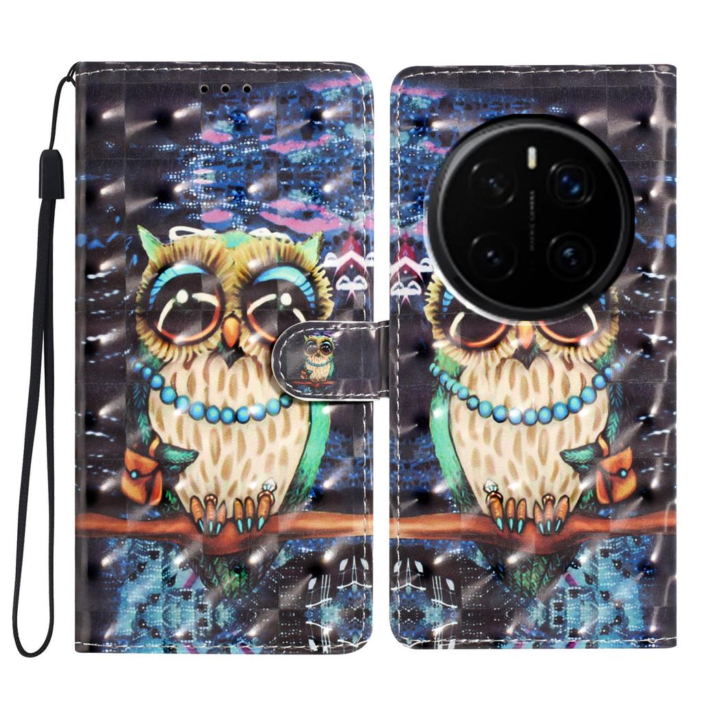 Чехол-кошелек из искусственной кожи с 3D-узором для Huawei P20 lite, P30 lite, Huawei Y6 (2018),Y7a, Честь 10 Lite, Честь 9 Lite, Честь X8a, Честь X6a...