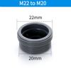 1 компл. G1/2 M20 M22 M24 F20, резьбовой соединитель, латунь для ремонта крана, переходник для крана, барботер с защитой от брызг, специальные аксессуары для адаптера