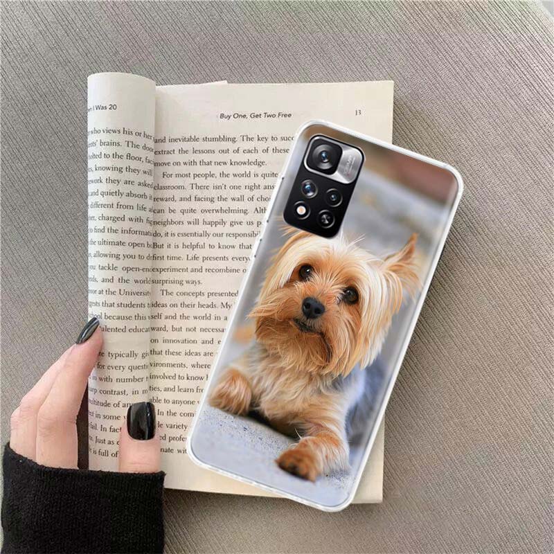 Yorkshire terrier dog Phone Case For Xiaomi Poco X4 F4 GT X3 NFC X5 X6 X7 Pro 5G M5 M5S M3 F5 Mi F6 F3 F2 F1 Cover Coque Fundas