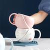Planet Mug with Lid Coffee Cup Drinking Water Ceramic Oatmeal Cup Female Couple Water Cup Home Creative Breakfast Cup