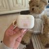 Милый Розовый Чехол с Точками в Виде Медведя для AirPods 4 Pro 3 Новых AirPods Pro 2 Чехол для Беспроводных Bluetooth Наушников Apple