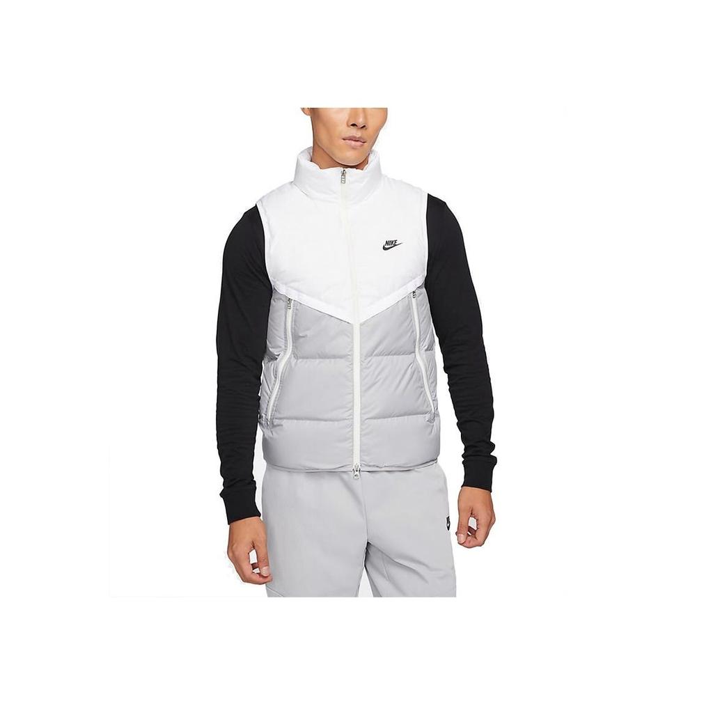 Nike Мужской пуховый жилет Sportswear Storm-FIT Windrunner Белый DD6818-100