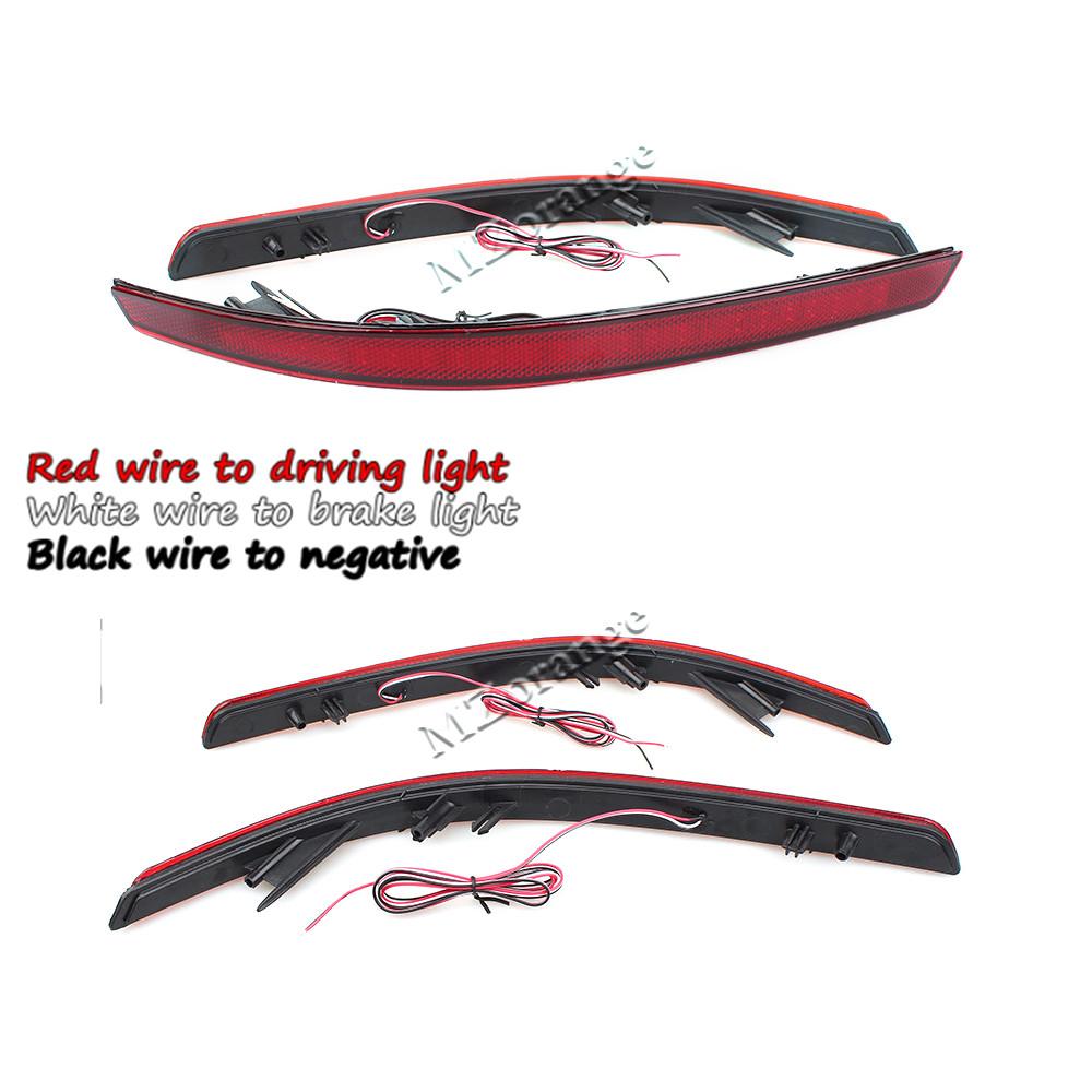 LED Red Rear Bumper Reflector Lights Car Accessories Brake Warning Stop Tail Lamp For Kia Optima K5 2011 2012 2013