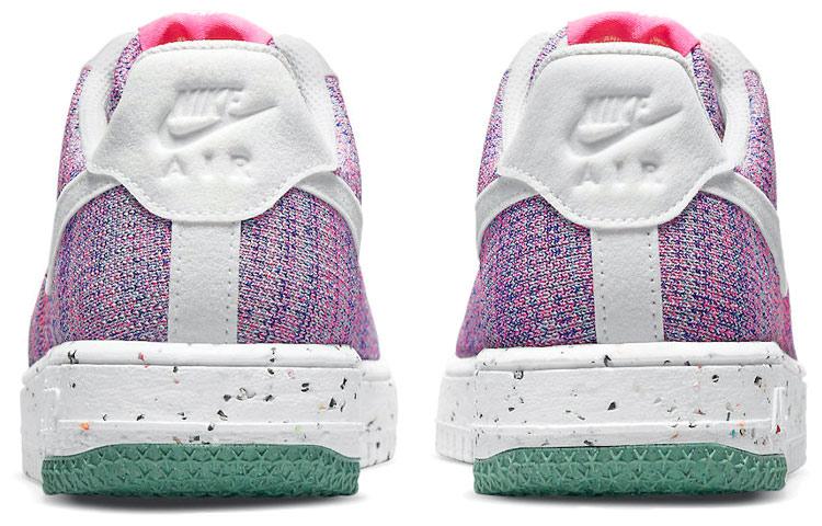 Nike Air Force 1 Low Crater Flyknit Fuchsia Glow Женские DC7273-500