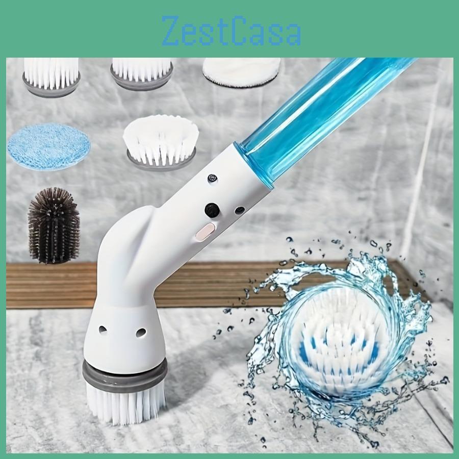 Usb Multifunctional Brush Electric Cleaning Charging Bathroom Wash Brush Kitchen Cleaning Tool Household Cleaning Brush