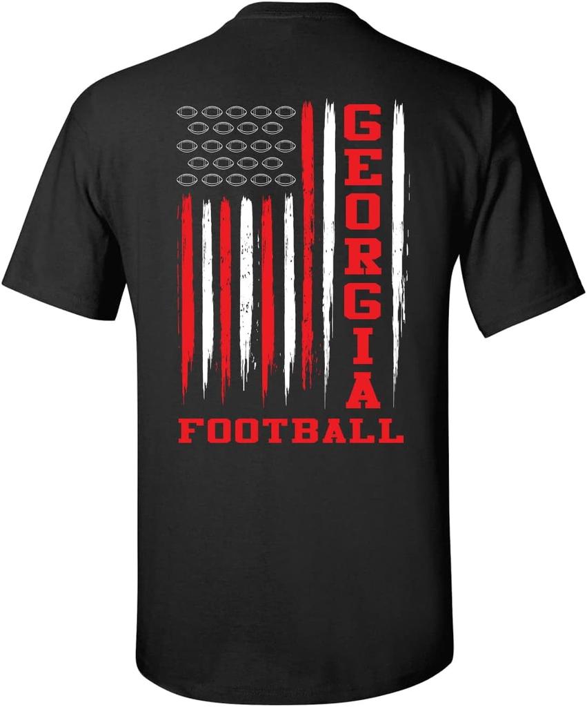 Georgia Football American Flag T-shirt