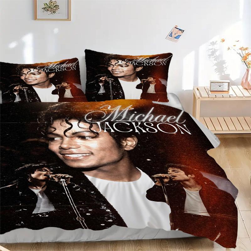 3Pcs Michael Jackson'S Legacy Bedding Sets For All Sizes New 3D Printed Bed Cover Comforter Duvet Cover Pillowcase Bedroom Decoration