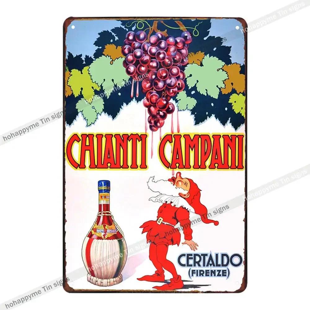 Бар Металлическое Настенное Искусство Декоративная Табличка Знаки Шампанское Виски Виноград Вино Паб Клуб Кафе Постер Жестяная Картина Домашний Декор 20x30см