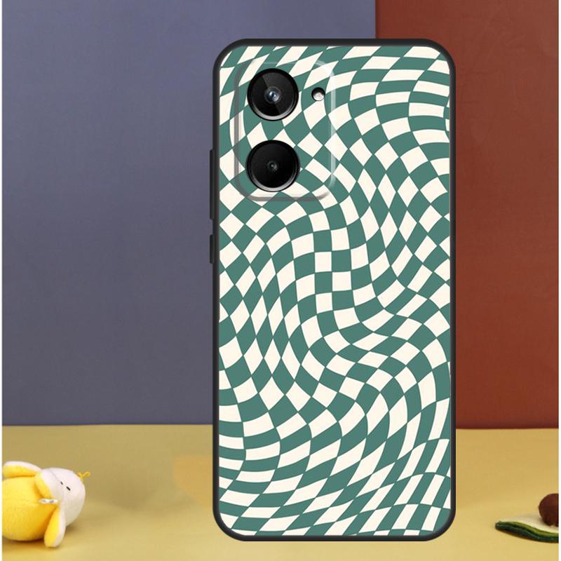 Crazy Checkered For Realme GT7 Pro GT6 C61 C67 C63 C71 C55 C51 C65 C53 C75 10 11 12 13 14 15 Pro Plus Case