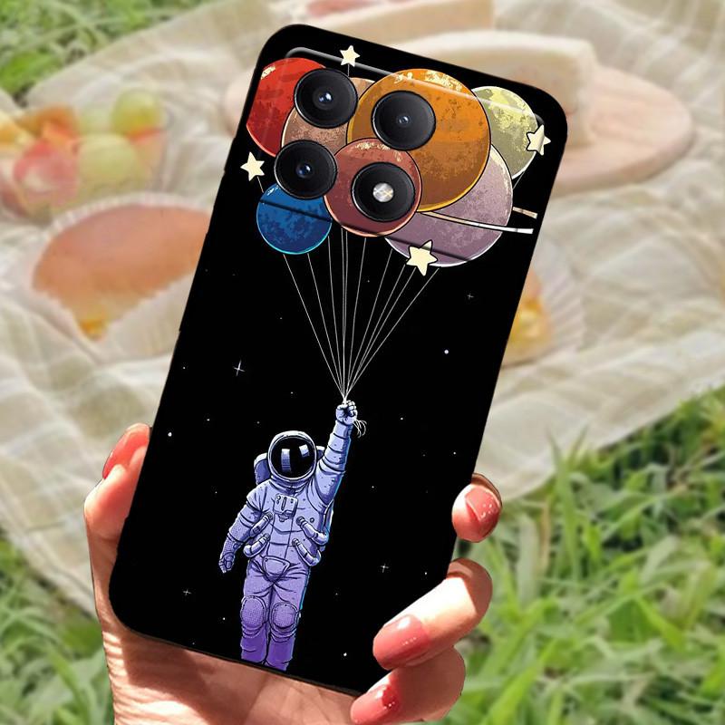 For Xiaomi Poco X6 Case Cover Poco X 6 X6 Pro 5G Silicone Soft Marble Black Bumper Funda Coque for Xiaomi Poco X6 Pro Protective