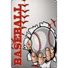 1PC Stand Out with Style: A Single Piece of Vintage Metal Wall Art Boasting Baseball Elements, Ideal Decor for Your Gym