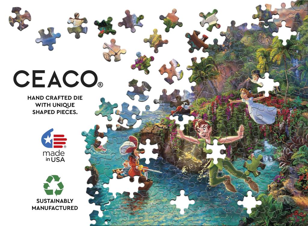 Ceaco - Thomas Kinkade - Disney - Peter Pan's Neverland - 1000 Piece Jigsaw Puzzle