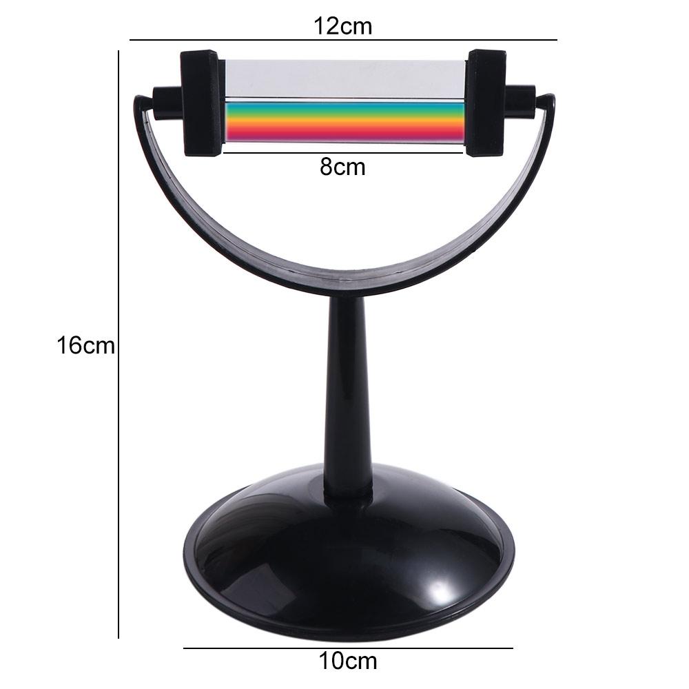 2 PCS Glass Optical Prisms Refracted Light Color Prisms Photographic Triangular Prism  Children