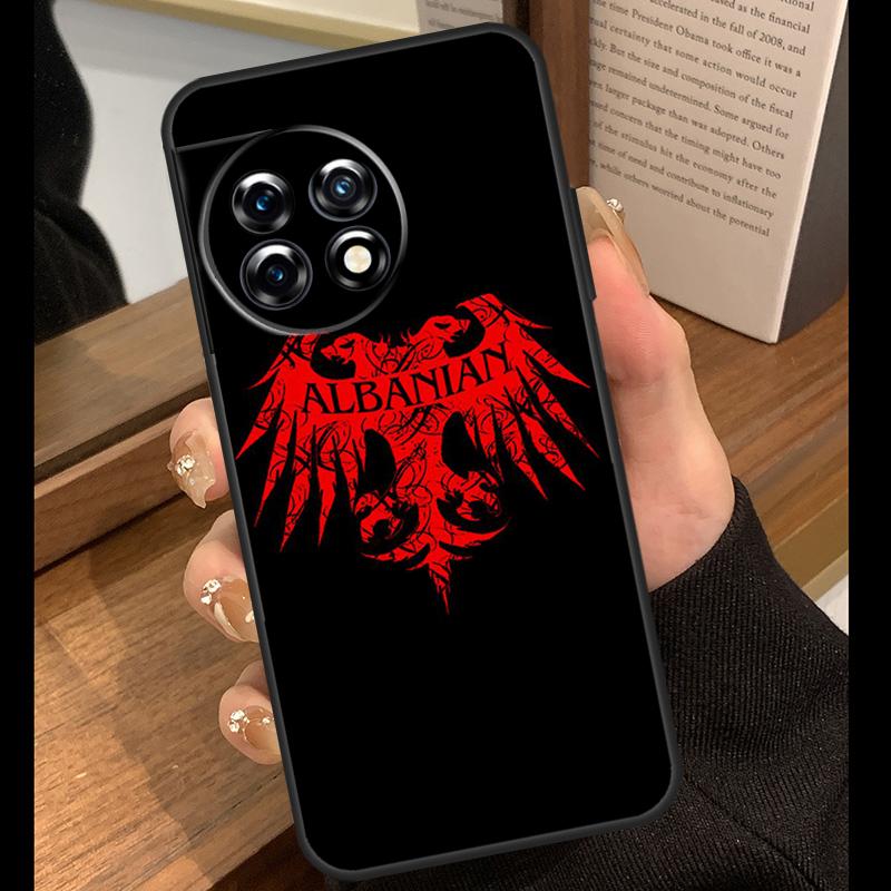 Albania Flag Case For OnePlus 15 R 13T 13R 12R 10T 8T 13 12 11 9 10 Pro Nord 5 CE 4 2 3 Lite N20 N30 Cover