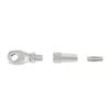 Marine Grade 316 Stainless Steel Swageless Eye Terminal for Wire Rope Cable DIY Fitting Rigging Hardware Balustrade Kit