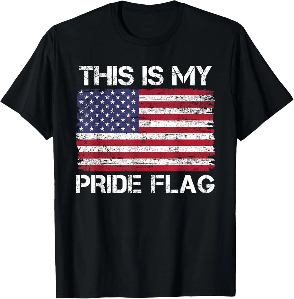 This Is My Pride Flag USA American 4th Of July Patriotic Gift Unisex T-Shirt