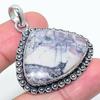 Натуральный камень Яшма Пейзажная 925 стерлинговое серебро Подарочный кулон 1,81" l8k74