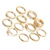 12 штук сплав кольцо портативный безопасный стильный обручальные кольца для помещения улицы путешествий вечеринки шопинга ювелирные изделия рождественский подарок