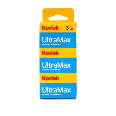 Цветная негативная пленка Kodak 35 мм ULTRAMAX400 36 кадров набор из 3 шт. 1024389