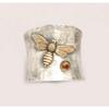 Vintage Carved Gold Dragonfly Ring for Women Exaggerated Bee Bird Magpie Statement Rings