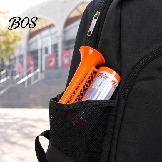 Sports Air Horn Hand Pump for Games, Cheering Noise Maker One-piece Molded Stadium, Portable Push Sound Speaker Soccer Fan Party Loud