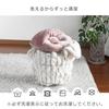 Двусторонний согревающий для ног, меховой для ног, для холодных ног, бежевый [Broccoli House], Подушка, Подушка, Материал, Обогреватель, Подушка, Защита, Моющийся, Зима,