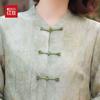 Женский топ Hodo в китайском стиле с цветочным принтом и рукавами средней длины