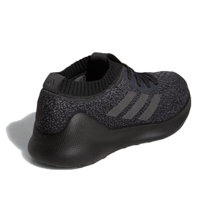 (GS) adidas Purebounce J Knitted Low Tops Casual Black Kids' B76071