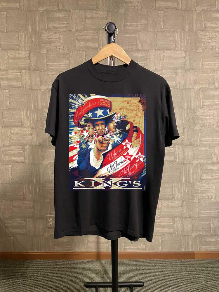 King's X Band Tour 2025 Collection S to 5XL T-shirt K714 Unisex T-Shirt