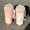 Термокружка Hello Kitty с изоляцией, большой емкости, с трубочкой, для офиса и улицы