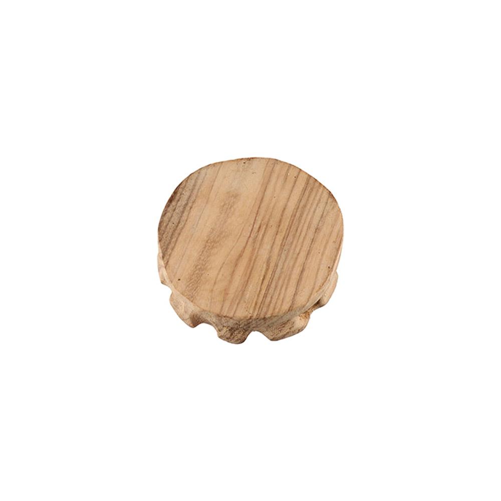 Exquisite Solid Wood Pedestal Vintage Figurines Stand Tea Sets Crafts Display Stands Stores