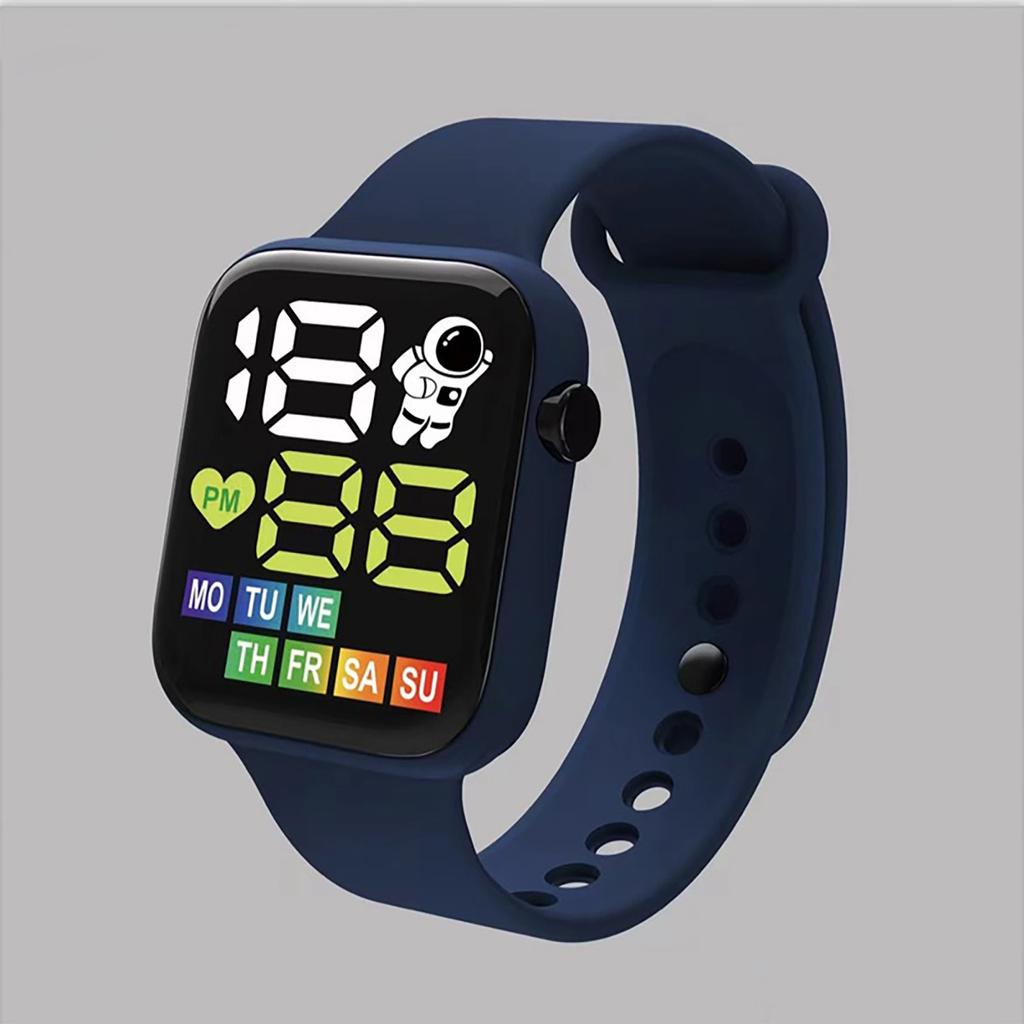 Children's Sports Watch Display Week Suitable For Outdoor Electronic Watch For Students